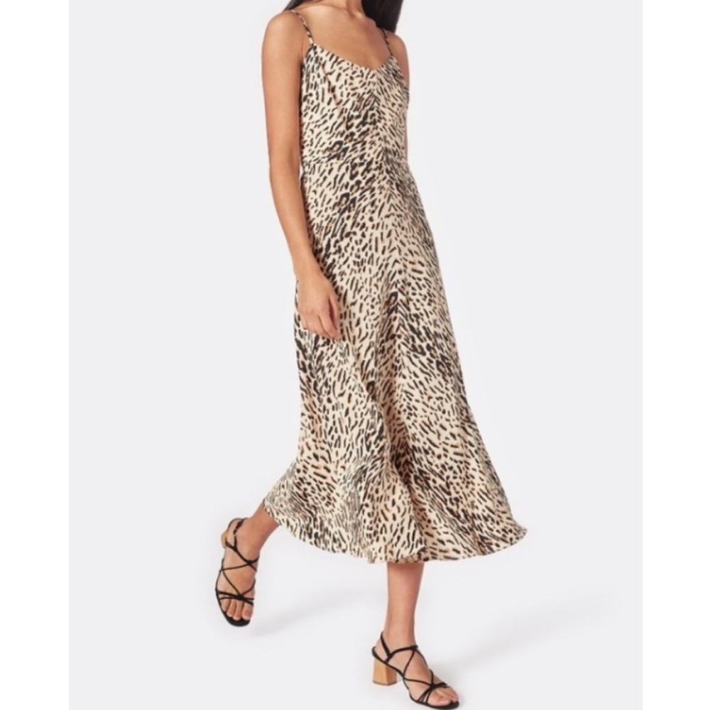 Joie Animal Print Midi Dress